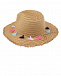 Соломенная шляпа с разноцветными кистями  | Фото 2