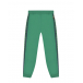 Зеленые спортивные брюки с лампасами Roberto Cavalli | Фото 1