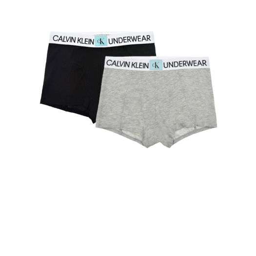 Трусы-боксеры, комплект из 2 шт, черный/серый Calvin Klein | Фото 1
