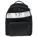 Черный рюкзак с белым логотипом, 35x27x14 см No. 21 | Фото 1