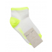 Белые спортивные носки с салатовой отделкой Story Loris | Фото 1