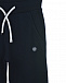 Темно-синие спортивные брюки Emporio Armani | Фото 3