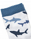 Белые носки с принтом &quot;акулы&quot; Story Loris | Фото 2