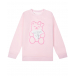 Светло-розовый свитшот с вышивкой &quot;медвежонок&quot; Guess | Фото 1