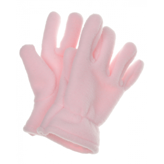 Розовые флисовые перчатки Catya | Фото 1