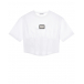 Белая футболка с корсетной отделкой Dolce&Gabbana | Фото 1