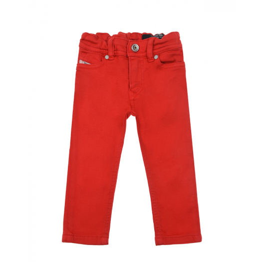 Красные джинсы для девочек Diesel | Фото 1