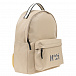 Бежевый рюкзак с лого, 39x28x14 см No. 21 | Фото 2
