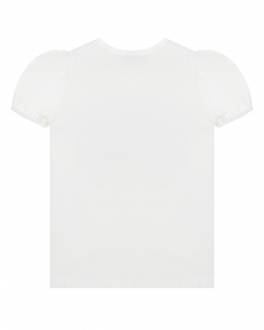 Белая футболка с принтом &quot;леопард&quot; KENZO Белый, арт. K05364 152 | Фото 2