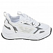 Белые кроссовки с серыми вставками Emporio Armani | Фото 2