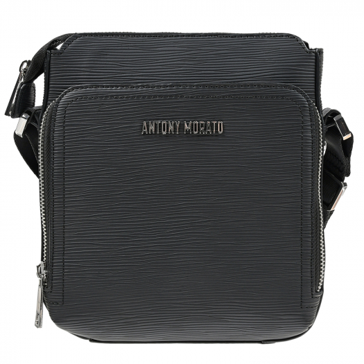 Черная прямоугольная сумка, 21x18x6 см Antony Morato | Фото 1