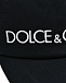 Бейсболка с белым лого, синяя Dolce&Gabbana | Фото 3