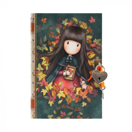 Блокнот с замочком &quot;Gorjuss&quot; Autumn Leaves, 14 x 20.5 x 2см Santoro | Фото 1