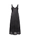 Черное платье-комбинация из шелка Panicale | Фото 4