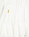 Белое плиссированное платье с накидкой  | Фото 3