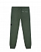 Темно-зеленые спортивные брюки  | Фото 2