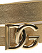 Ремень с фигруной пряжкой, золотистый Dolce&Gabbana | Фото 2
