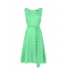 Зеленое платье в горошек Pietro Brunelli | Фото 1