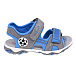 Кожаные сандалии с голубой отделкой SUPERFIT | Фото 2