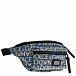 Сумка поясная жаккард сплошной логотип, темно - синяя Dolce&Gabbana | Фото 2