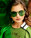Зеленая футболка с белым логотипом Karl Lagerfeld kids | Фото 5