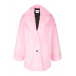 Розовое пальто из эко-меха MSGM | Фото 1
