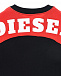 Черно-красный свитшот с логотипом Diesel | Фото 4
