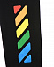 Черные спортивные брюки с разноцветным принтом Off-White | Фото 3