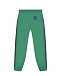 Зеленые спортивные брюки с лампасами Roberto Cavalli | Фото 2
