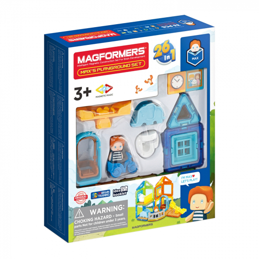 Магнитный конструктор Maxs Playground set MAGFORMERS | Фото 1