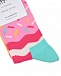 Розовые носки с принтом &quot;пончик&quot; Happy Socks | Фото 2