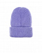 Фиолетовая шапка с отворотом  | Фото 2