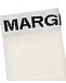 Белые носки с черным лого MM6 Maison Margiela | Фото 2