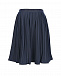 Синяя плисированная юбка с поясом на резинке Aletta | Фото 2
