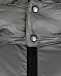 Серая пуховая куртка Febrege с логотипом Moncler | Фото 4