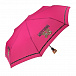 Зонт цвета фуксии с фигурной ручкой, 30 см Moschino | Фото 2