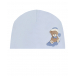 Голубая шапка с принтом &quot;медвежонок&quot; La Perla | Фото 1