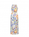 Платье макси FRANCESCA с принтом ирисы Pietro Brunelli | Фото 1