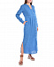 Синее платье-рубашка 120% Lino | Фото 4