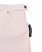 Розовые шорты с необработанным краем  | Фото 5
