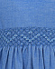 Платье с вышивкой на поясе, голубое Mariella Ferrari | Фото 3