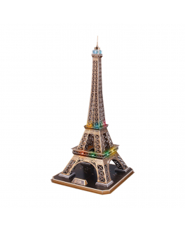 Пазл 3D &quot;Эйфелева башня с LED-подсветкой&quot;, 84 детали CubicFun , арт. L091H | Фото 1