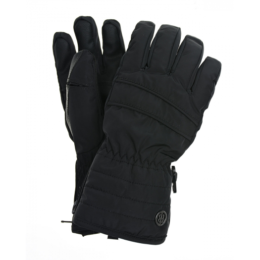 Непромокаемые черные перчатки Poivre Blanc | Фото 1