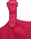 Трикотажное платье цвета фуксии Versace Jeans Couture | Фото 7