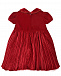 Красное бархатное платье с бантом Monnalisa | Фото 2
