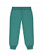 Зеленые спортивные брюки с белым лого Dolce&Gabbana | Фото 2