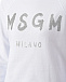 Белый свитшот с лого MSGM | Фото 8