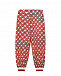 Красные шелковые брюки GUCCI | Фото 2