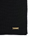 Черный шерстяной шарф 155х25 см Il Trenino | Фото 3