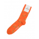 Оранжевые носки с принтом &quot;бургеры&quot; Happy Socks | Фото 1
